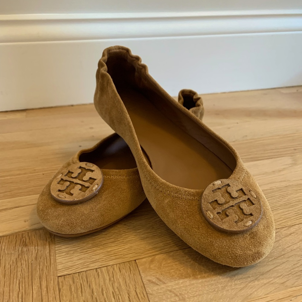 Tory Burch Suede Ballet Flats